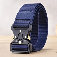 Ceinture Tactique Tressée de Sécurité pour Hommes Yonger, Boucle en Alliage, 120 cm, Entraînement Étudiant avec Détection par Aiguille