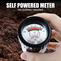 Testeur numérique 2-en-1 de pH et d'humidité du sol - Électrode de 295 mm de long, kit de test pour plantes d'intérieur et d'extérieur