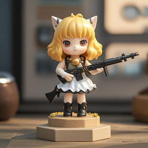 งานแกะสลัก PVC 3 มิติ แบบการ์ตูนสไตล์ของเล่นตามแบบ EU Custom  แปลงร่างแบบสเก็ตช์เป็นโมเดล 3 มิติ STL สำหรับความบันเทิง - Product Image 2