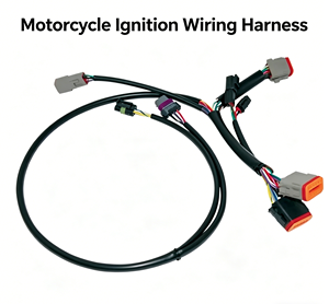 Harness Kabel Pengapian Sepeda Motor, Harness Kabel Koil Pengapian CDI 6/8/10Pin untuk Skuter ATV Sepeda Motor Trail 50cc-250cc - Product Image 1
