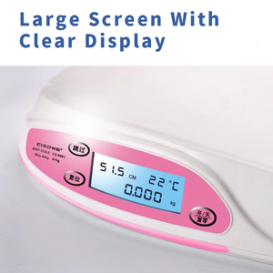 Portable <strong>40kg</strong> <strong>Electronic</strong> Baby <strong>Scale</strong> ABS Plastic Platform <strong>Scale</strong> 5g Accuracy Height Measuring Baby Weighing <strong>Scale</strong> OEM Customized - Product Image 6