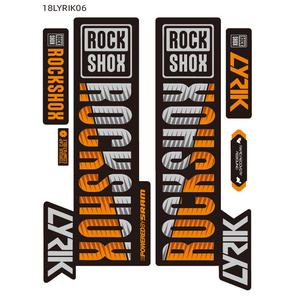 热2018巴迪饰品18LYRIK03 LYRIK ROCK-SHOX山地自行车叉聚氯乙烯防水紫外线清漆数码印刷定制贴纸 - Product Image 2
