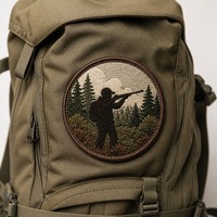 Patch brodé personnalisé Hunter 3D thermocollant phosphorescent pour baskets – Prêt à expédier – Thermocollant phosphorescent