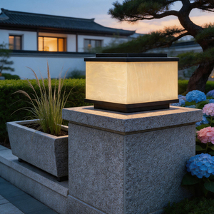 Lampes solaires LED à pilier BOHONG pour jardin, en acier inoxydable, <span class=keywords><strong>PC</strong></span> 1W AC100V-265V, étanches IP65, faisceau de 180°, pour extérieur, à poser au sol - Product Image 3