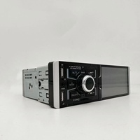 Pemutar MP5 Mobil dengan 1 din, Radio mobil Stereo dengan lampu latar 7 warna layar sentuh kapasitif 4.1 inci Radio AM/FM/RDS