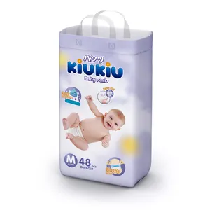 KIUKIU-Fabricantes de pañales para bebés, venta al por mayor, personalizado, OEM, pantalones de entrenamiento desechables para bebés