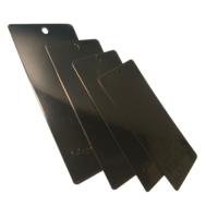 Revêtement en poudre noir brillant résistant aux intempéries pour métal extérieur