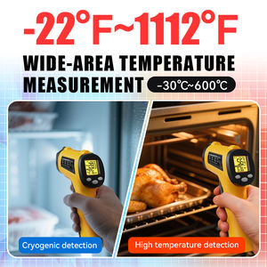 Termómetro infrarrojo digital industrial Pistola Mira láser Multiusos LCD OEM Plástico personalizable para pruebas de temperatura - Product Image 5
