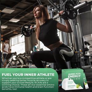 아마즈 개인 라벨 OEM 사전 운동 아미노산 분말 증가 에너지 무게 관리 무료 샘플을 제공 - Product Image 2