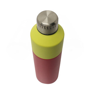 Botella de agua de acero inoxidable de boca estrecha Botella deportiva de doble pared para beber - Product Image 1