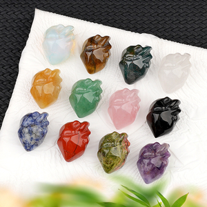 Modelo de Corazón Tallado con Órganos Internos, Mini Adornos de Halloween, Piedra de la Preocupación en Forma de Corazón, <span class=keywords><strong>Gemas</strong></span> Pulidas a Granel <span class=keywords><strong>para</strong></span> Bolsillo, Decoración y Regalo - Product Image 3