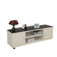 Meuble TV moderne en bois écologique 2026 avec grand espace de rangement, couleur personnalisable, pour salon, avec table basse