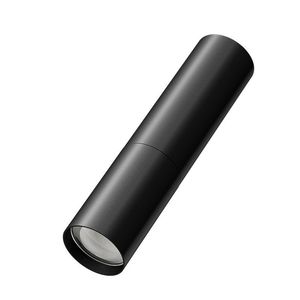 ไฟฉาย LED 18650 แบตเตอรี่แบบชาร์จไฟได้ซูมไฟตั้งแคมป์กลางแจ้งสีดำ - Product Image 1
