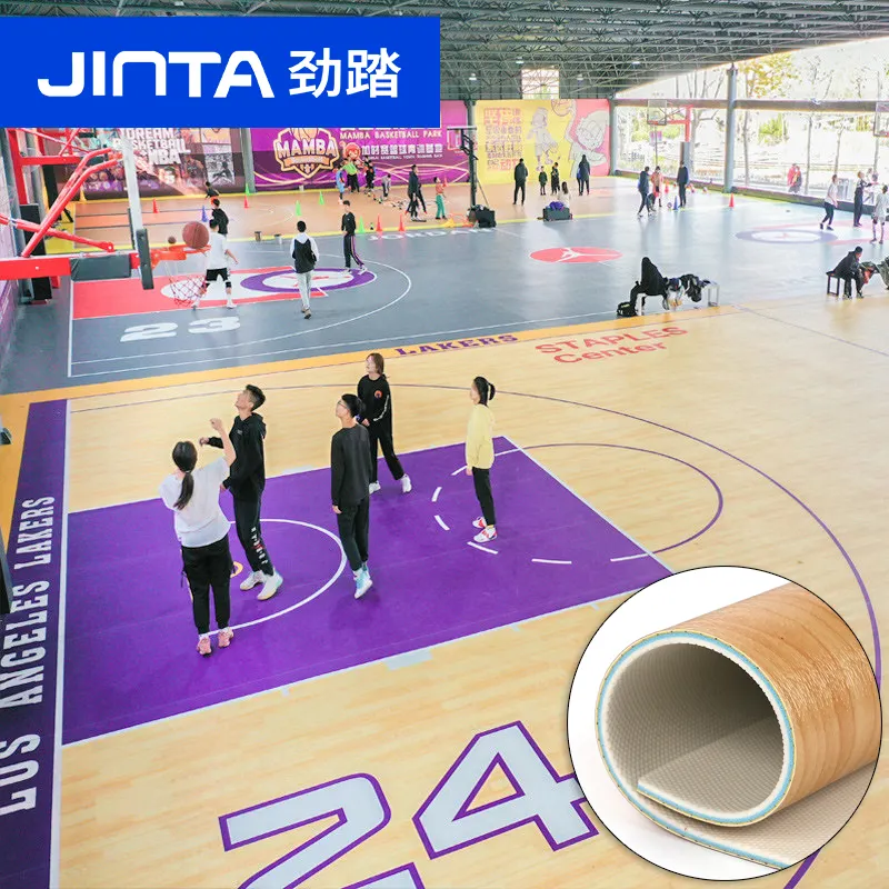 Indoor Fiba Aprovado Profissional De Madeira Veia Pvc Sports Flooring Para Basketball Court