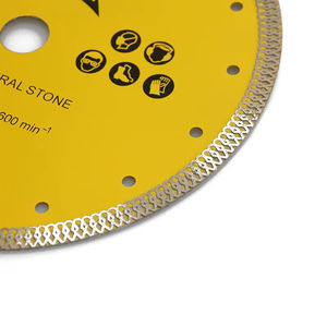 Lame de scie circulaire diamantée à maille frittée pressée à chaud disque de coupe diamanté sec ou humide pour matériaux durs - Product Image 6