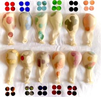 Ballons en latex de haute qualité de 12 pouces, 2,8 g, transparents, or, argent, or rose, bleu, confettis, pour les décorations de mariage, d'anniversaire