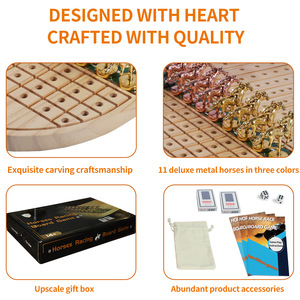 Hot-Bán Ngựa Đua Hội Đồng Quản Trị Trò Chơi Cho Trẻ Em Và Người Lớn Cho Amazon Cross-Biên Giới Tương Tác Giáo Dục Đồ Chơi - Product Image 4