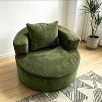 Fauteuil de réception et de réunion créatif et décontracté, style canapé, compressé sous vide, entièrement en mousse, pour la maison