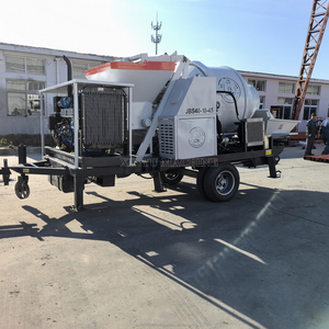 Machine de pompe de mélangeur concret de moteur diesel JBS40 pompe concrète avec le mélangeur pour la construction - Product Image 6