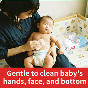 Lingettes humides antibactériennes jetables écologiques de haute qualité pour le soin de la peau des bébés, OEM, paquet individuel, 80 pièces, échantillon gratuit en provenance de Chine - Product Image 6