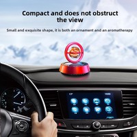 Diffuseur d'arômes solaire en métal pour voiture, anneau étoile, désodorisant décoratif parfumé pour siège