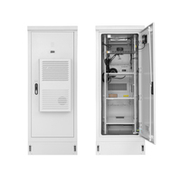 Gabinete de Telecomunicaciones para Exteriores FINEN de un Solo Compartimento, 5G, con Aire Acondicionado, IP65, Resistente a la Lluvia, Acero Galvanizado, 1 Año de Garantía