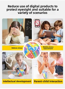Montessori scheda di attività sensoriale educativo Silicone Finger Ball giocattolo per i bambini con ADHD <span class=keywords><strong>e</strong></span> <span class=keywords><strong>autismo</strong></span> - Product Image 6