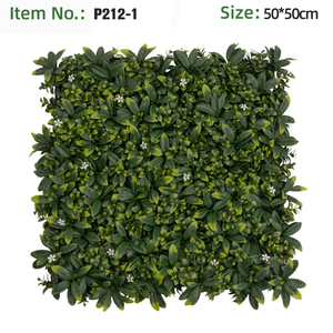 Panneau mural de verdure artificielle 50x50cm en gros, haie de buis verticale pour projets d'aménagement paysager d'hôtels et centres commerciaux, OEM - Product Image 5
