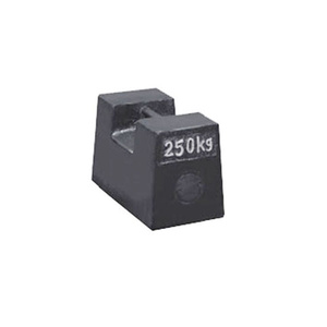 Pesas de calibración de hierro fundido Veidt Weighing M1 de 250 kg para básculas de grúa y básculas de piso, masa personalizada - Product Image 1
