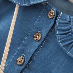 Kids Party Wear Frocks Children Cotton Material Pink Flower Girl Dress for Baby Fat Girl in Bangkok - Product Image 6