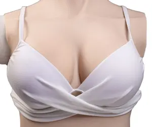 Hot Sale Silicone Fake Boobs Breasts Forms Huge Realistic Big Boobs Fake Tits Chest For Drag Queen Shemale Ladyboy
