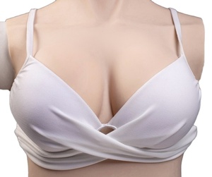 EQAIWUJIE Enorme borstplaat siliconen borsten voor crossdresser cosplay Drag Queen, Kleur 2, H Cup Silicone filled