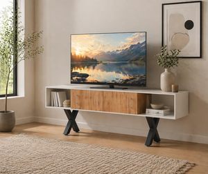 <span class=keywords><strong>Pieds</strong></span> de <span class=keywords><strong>table</strong></span> robustes Indomitable Symmetry, métal moderne, base en acier en forme de X de 16 pouces pour <span class=keywords><strong>table</strong></span> basse et bureau - Product Image 5