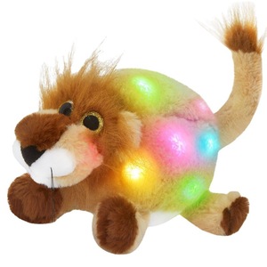 Ánh sáng lên đồ chơi nhỏ tùy chỉnh mô phỏng Đảng tư thế sư tử hát búp bê gửi quà tặng trẻ em Đồ chơi sang trọng bán buôn - Product Image 3