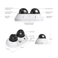 Caméra de sécurité IA Ubiquiti UVC-AI-MS-2-W 16MP à double objectif avec zoom optique 2,33x Ubiquiti UVC-AI-MS-2-W W1172