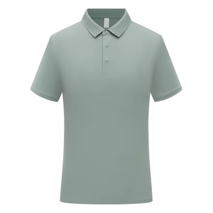 เสื้อโปโลผู้ชาย ผ้าไนลอน แห้งเร็ว ทรงเข้ารูป แขนสั้น สำหรับฤดูร้อน ผ้าถัก มีป้ายและแท็ก - Product Image 5