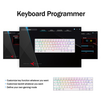 Clavier mécanique 84 touches, 61 touches, Royal Kludge RK61 RK818, clavier de jeu pour ordinateur portable, clavier 60%, Teclado Clavier case RK 61, directement de l'usine