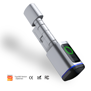 Cerradura Inteligente de Aleación de Aluminio con Huella Dactilar, Entrada sin Llave, Control por Aplicación Tuya, BLE Opcional para Múltiples Puertas - Product Image 1