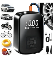 Compresseur d'Air Portable sans Fil pour Pneus de Voiture avec Affichage Numérique LED Automatique