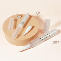 Échantillons gratuits accessoires de maquillage 1.5ml 2ml 4ml 6ml Tube de brillant à lèvres récipient cuticule huile vernis à ongles stylo rotatif avec brosse