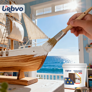 Waterproof <strong>Wood</strong> <strong>Primer</strong> for <strong>Wood</strong> Siding and Garage Doors Dark Black Outdoor Paint Furniture Coating Use - Product Image 1