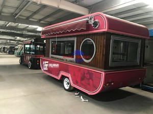 Custom Size Food Trailer Mobile Fast Food Truck with Full Kitchen for Europe Market - Product Image 4