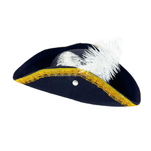 Nouveauté Dress up America Tricorn Hat pour adultes Nouveauté Costume Tricorn Cap <span class=keywords><strong>Pirate</strong></span> Hat - Product Image 4