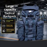 Sac à dos tactique imperméable et résistant à l'usure de grande capacité 900D Camo pour la randonnée en plein air, le camping, les voyages et le trekking