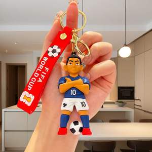 Llavero de Fútbol con Diseño de Camisetas de <span class=keywords><strong>Estrellas</strong></span> como Cristiano Ronaldo y <span class=keywords><strong>Messi</strong></span>, Pequeño Regalo para Fanáticos - Product Image 6