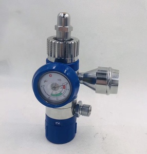 Regulador de Oxígeno de Latón de 0-25L con Entrada G5/8, Conector Francés y Borde Redondeado para Uso Hospitalario, Presión de Salida de 50 psi - Product Image 6