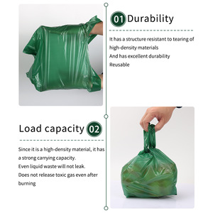 Bolsa de basura para mascotas degradable, bolsa de pañales tipo Extracción de papel, bolsa de Taburete gruesa para gatos y perros - Product Image 3