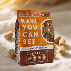 Personalizado resellable 0,5 kg 1kg 3kg 5kg liofilizado seco gato mascota perro comida bolsas de plástico de embalaje de pie bolsa de comida - Product Image 4