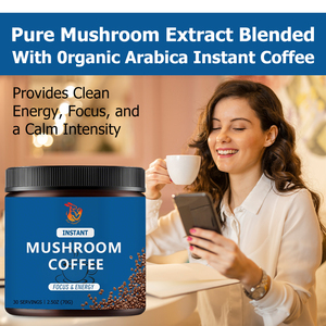 Fast Shipping Instant <b>Mushroom</b> <b>Coffee</b> Powder Support Mental Clarity with Chaga & Lions Mane Calming Support <b>Coffee</b> Powder - Product Image 5