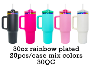Placcatura arcobaleno multicolore.-20 pezzi- 30QC